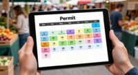 organized mobile vendor schedule