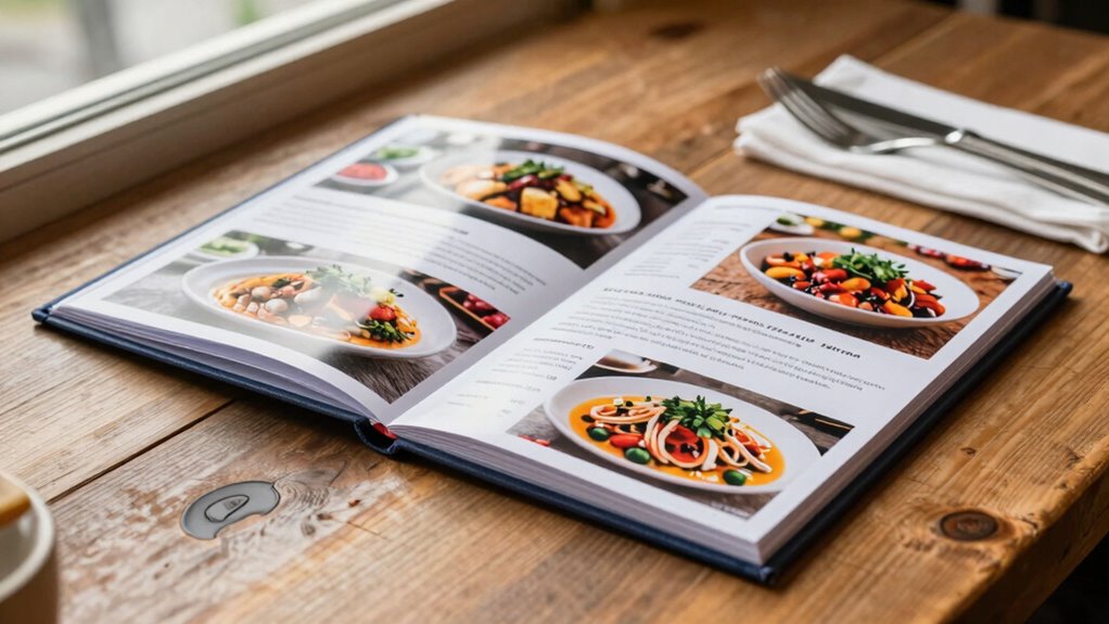 portable menu design tips