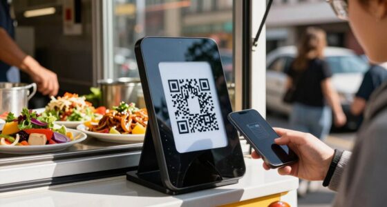 qr code food truck ordering