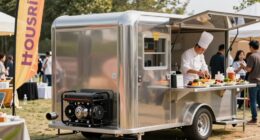 quiet generators for events