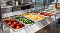 refrigerated topping rails guide