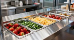 refrigerated topping rails guide