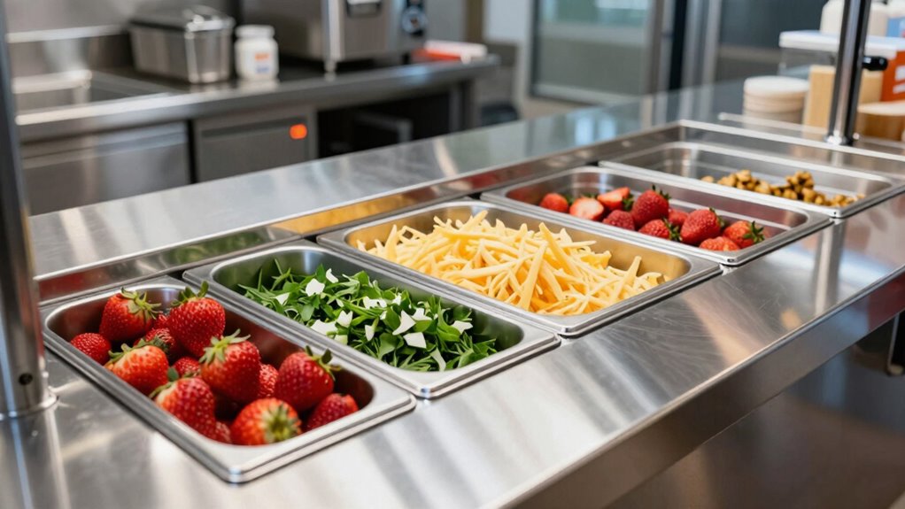 refrigerated topping rails guide