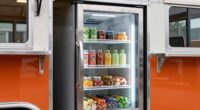 refrigerator reach for food trucks