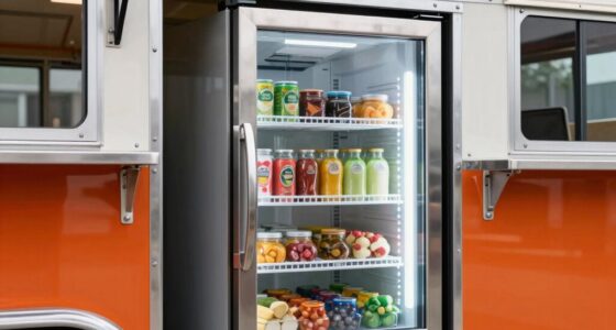 refrigerator reach for food trucks