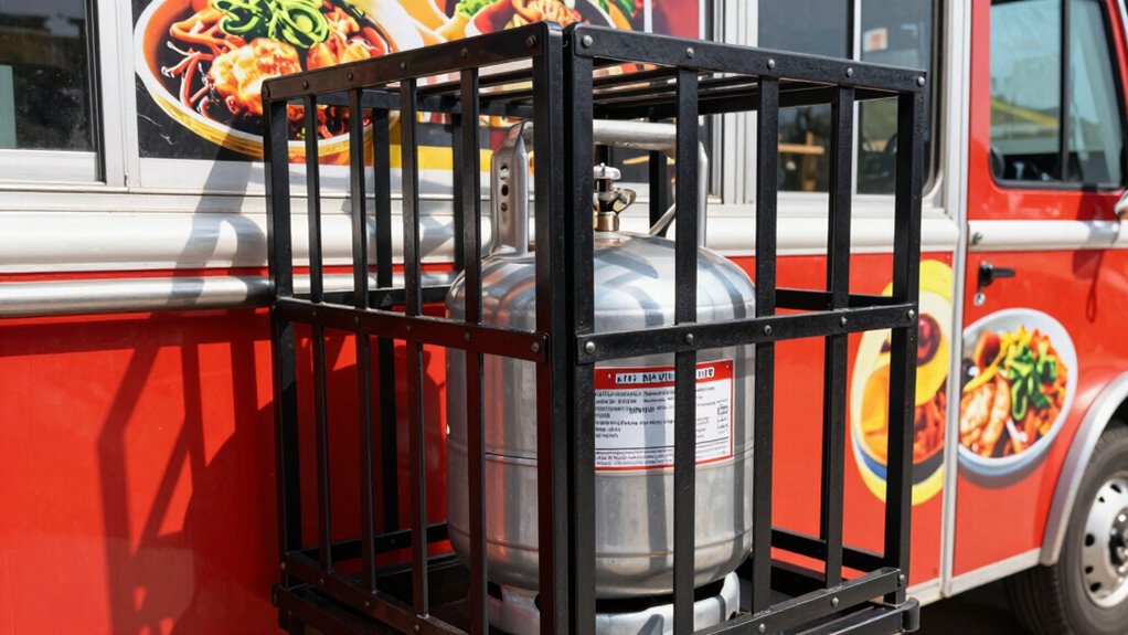 safe durable propane containment