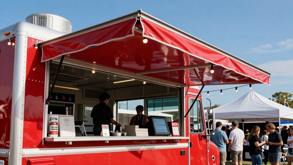 selecting canopies for food trucks