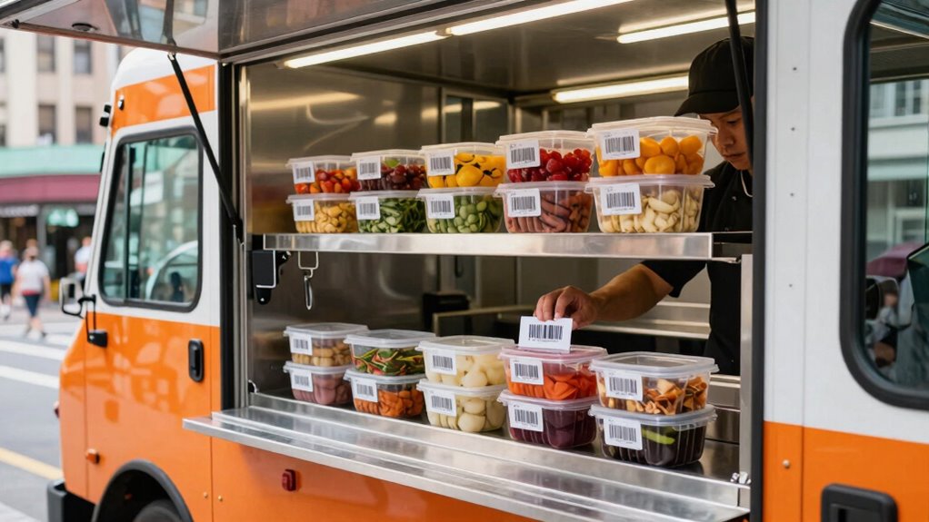 selecting food truck barcode systems