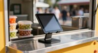 selecting food truck tablet stands