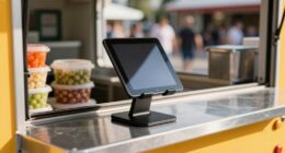 selecting food truck tablet stands