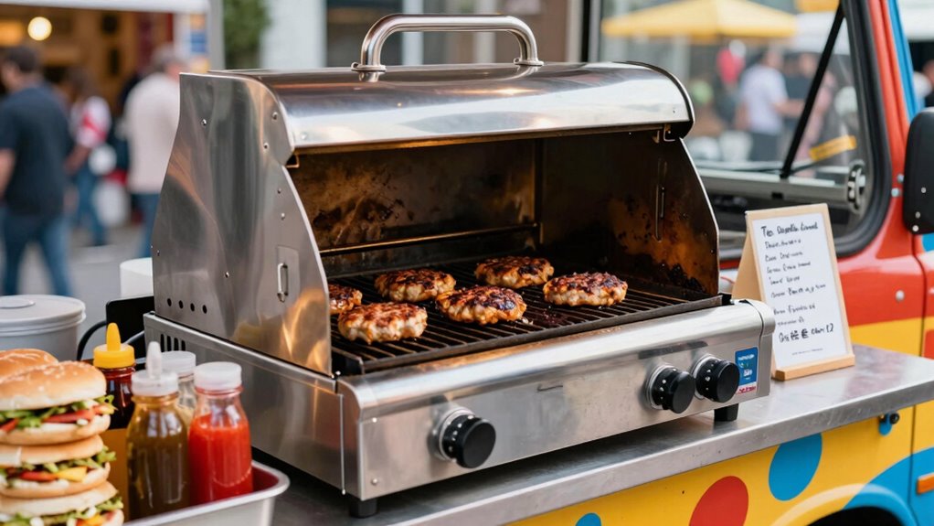 selecting ideal food truck grills