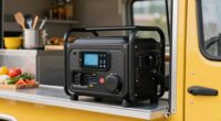 selecting quiet food truck generators
