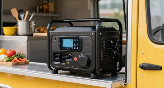 selecting quiet food truck generators