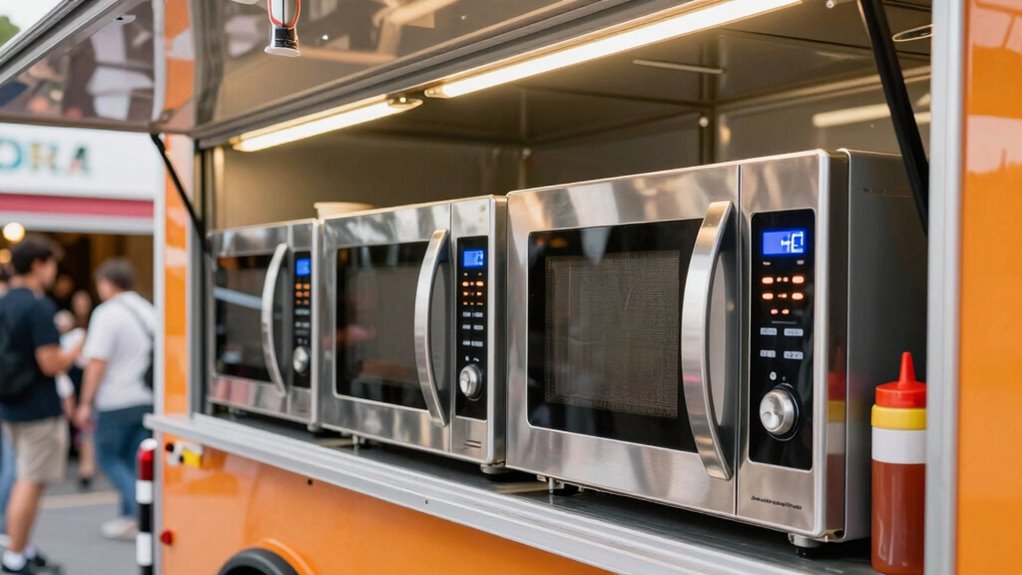 selecting suitable food truck microwaves