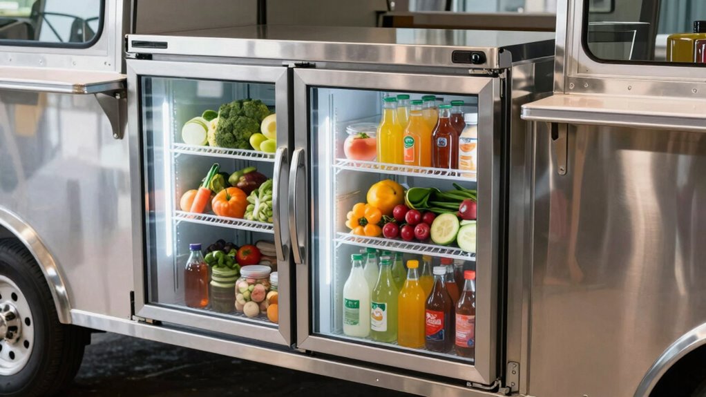 selecting suitable food truck refrigeration