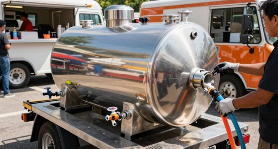 selecting suitable food truck tanks