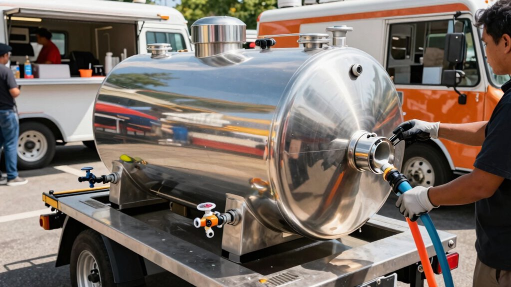 selecting suitable food truck tanks