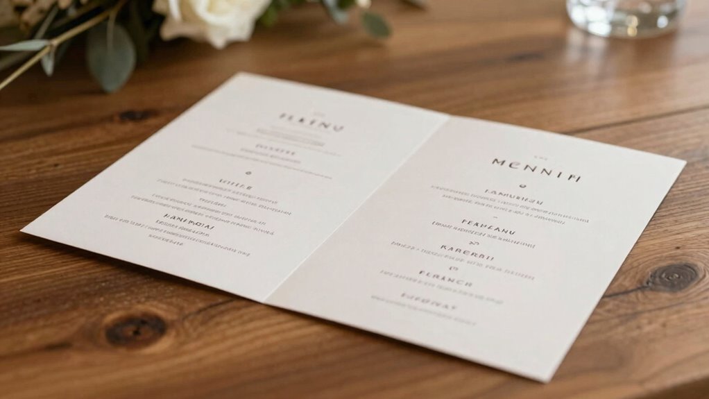 simplify menus for success