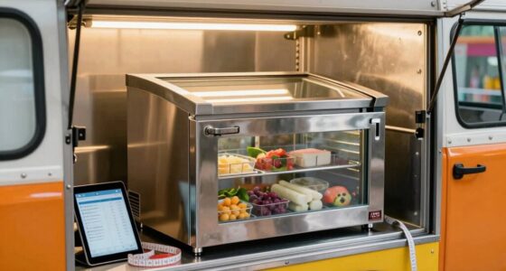small food truck freezer comparison