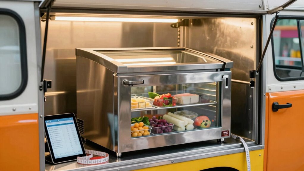 small food truck freezer comparison