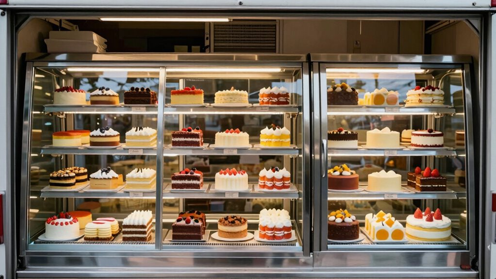 small truck refrigerated display comparison