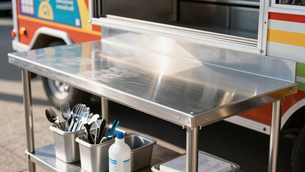 sturdy hygienic mobile workspace