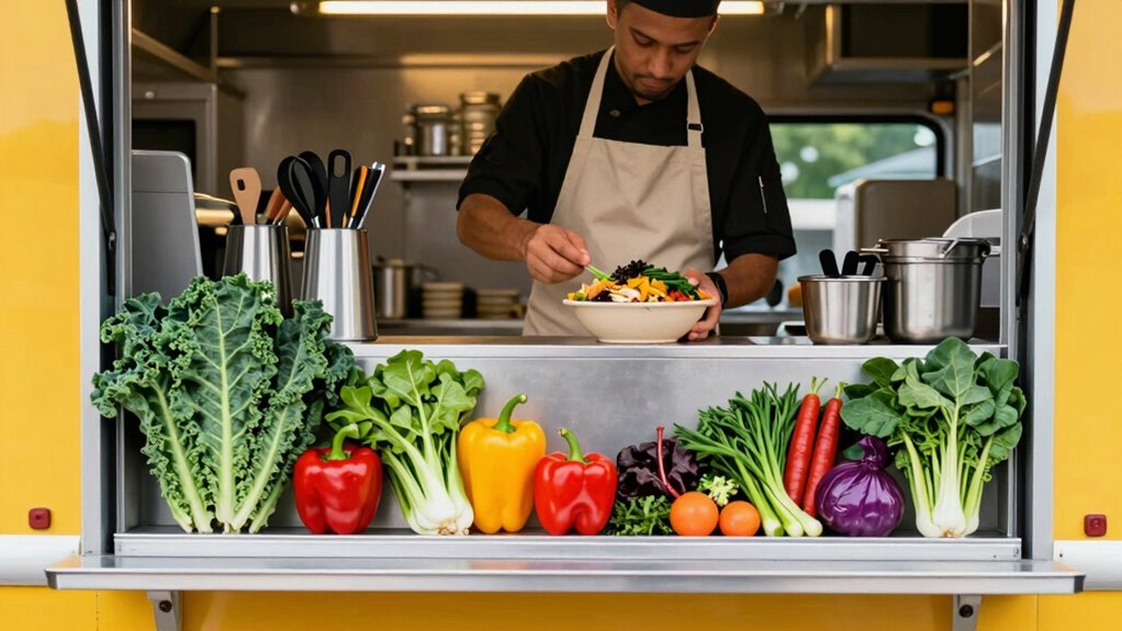 sustainable customizable plant based menu