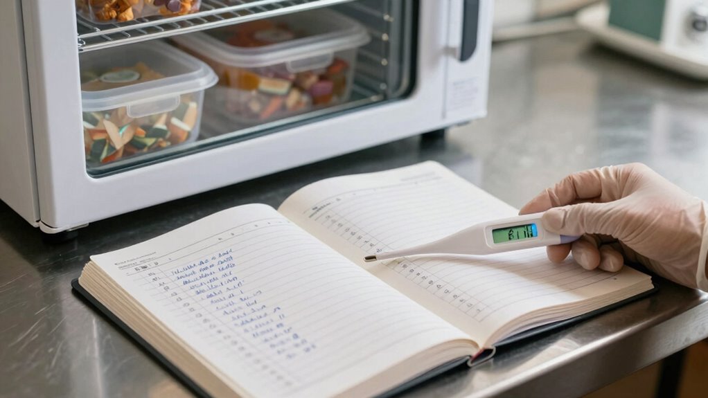 temperature logs ensure food safety