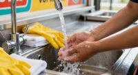 thorough frequent handwashing practices