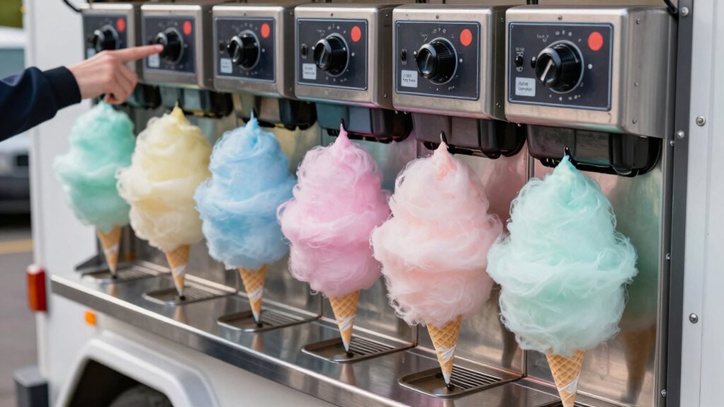 versatile easy to maintain cotton candy machines