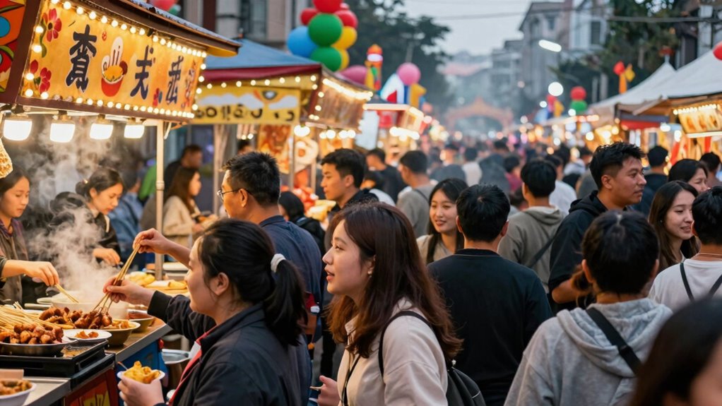 vibrant cultural street food