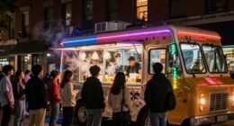 vibrant nocturnal culinary scene