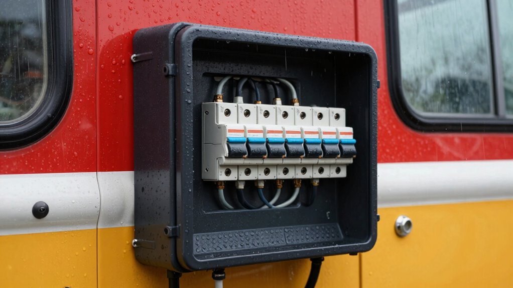 weatherproof vandal resistant power boxes