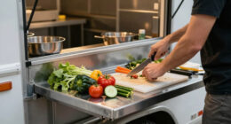 14 Best Compact Prep Tables for Food Trailers in 2026