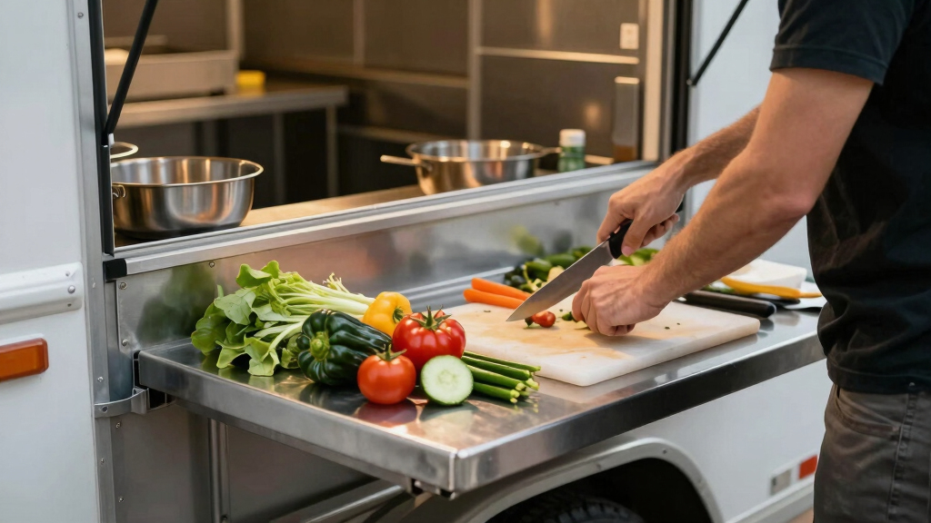 14 Best Compact Prep Tables for Food Trailers in 2026