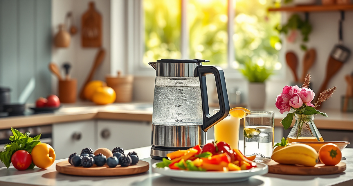 Cool Summer Iced Tea with the Ninja KT200BL Electric Kettle