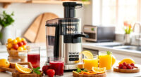 Create Refreshing Summer Juices with the Ninja NeverClog Cold Press Juicer