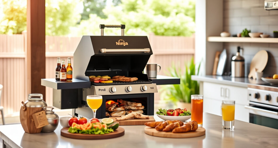 Master Summer BBQ with Ninja Outdoor Woodfire Pro XL Grill & Smoker