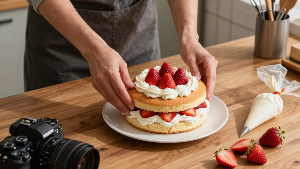 strawberry chiffon shortcake, perfected