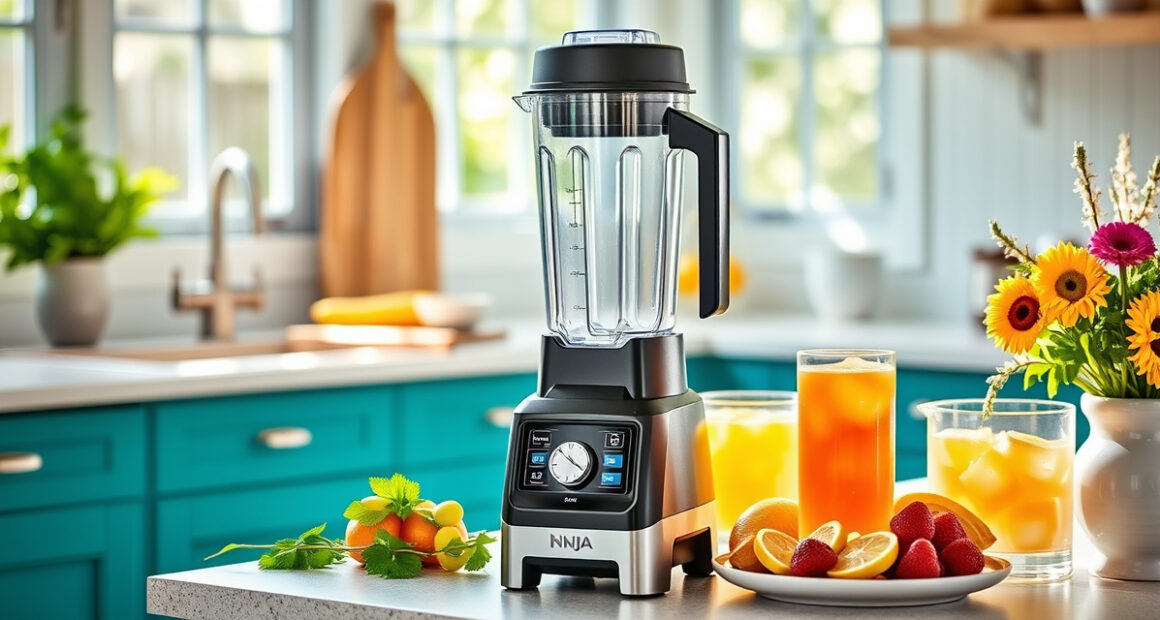 Cool Down with a Summer Berry Smoothie Using the Ninja BC151EM Blast Portable Blender