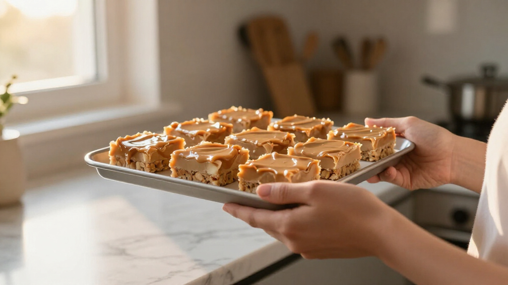 Frozen Peanut Butter Bars