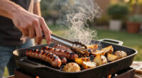 Grilled Sausage With Potatoes
