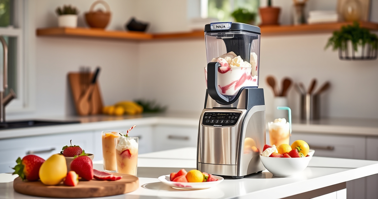 Make Delicious Summer Soft Serve with Ninja NC701 CREAMi Swirl