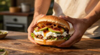 Hamburger Con Fichi, Stracciatella E Cipolle Caramellate