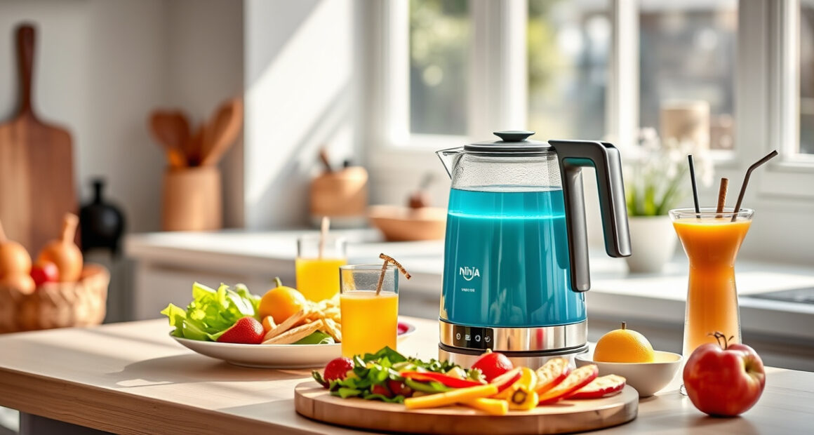 Ninja KT200BL Precision Temp Electric Kettle: Summer Tea & Coffee Essential