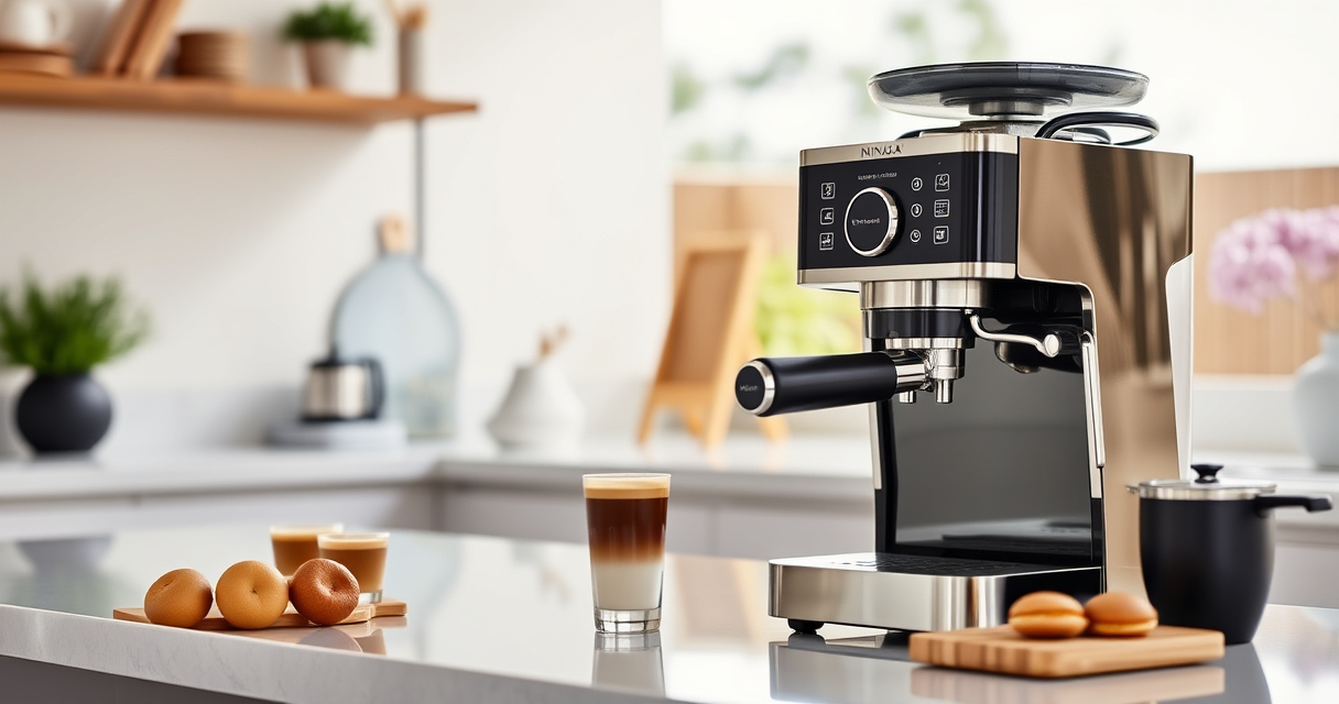 Ninja Luxe™ Café Pro Espresso Machine: Summer Coffee Elegance