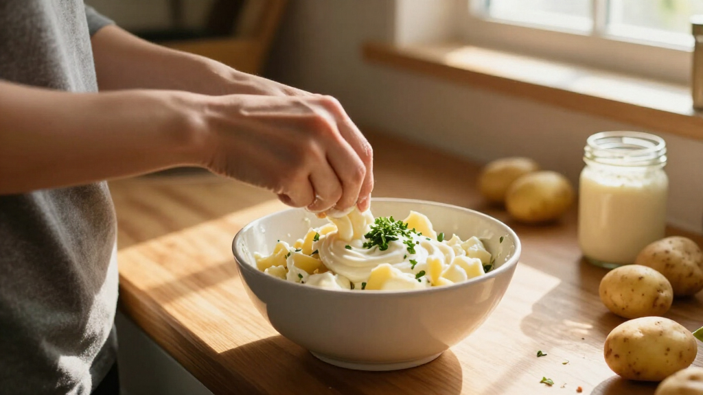 Why I Swap Mexican Crema For Mayo In My Potato Salad