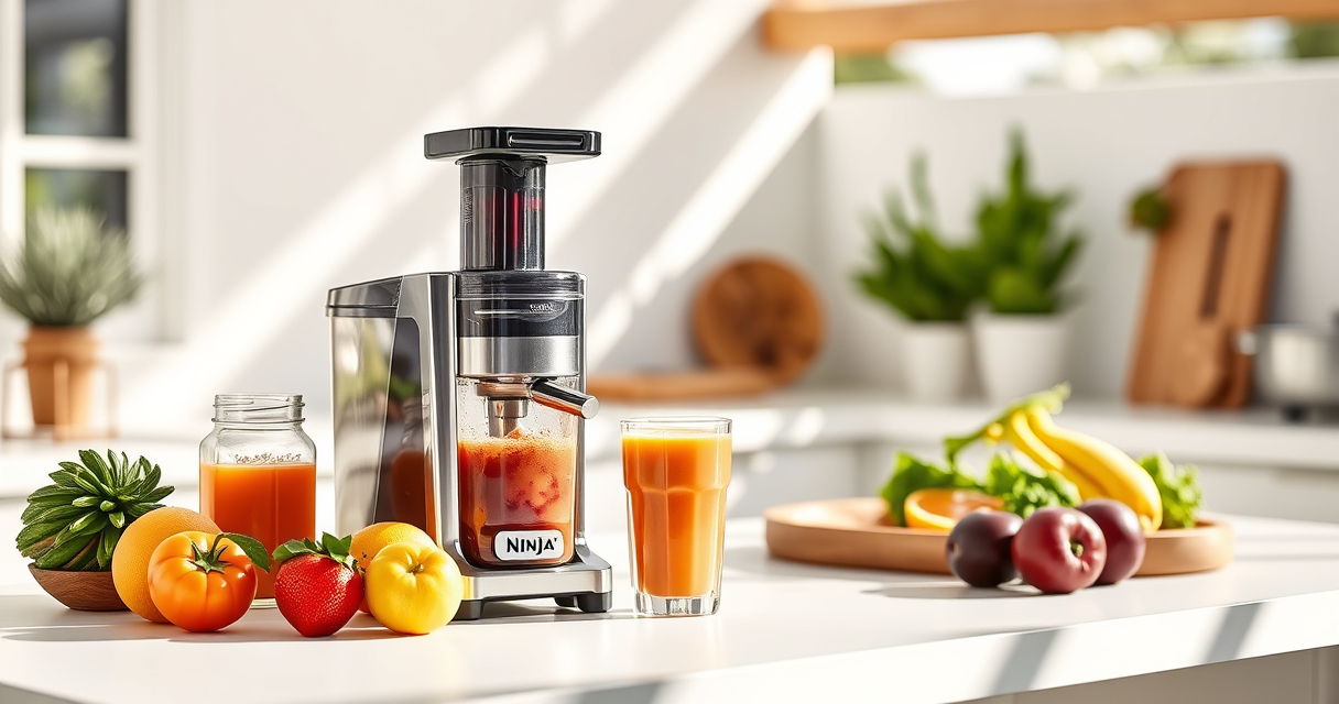 Beat the Summer Heat with the Ninja NeverClog Cold Press Juicer