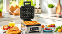 Bright Summer Waffle Creations with Ninja Belgian Waffle Maker Pro