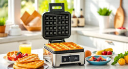 Bright Summer Waffle Creations with Ninja Belgian Waffle Maker Pro